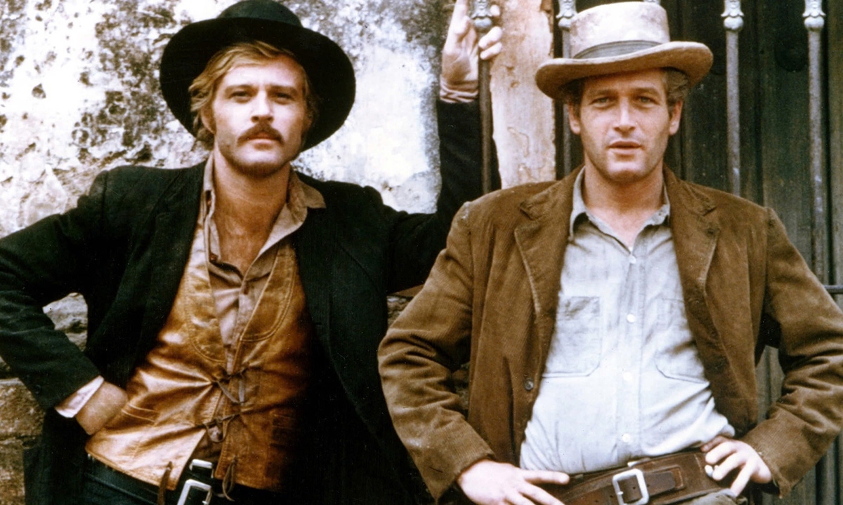 Robert Redford và Paul Newman trong phim cao bồi “Butch Cassidy and the Sundance Kid”, bộ phim đầu tiên mang lại tên tuổi cho Robert Redford. (Ảnh: 20th Century Fox)
