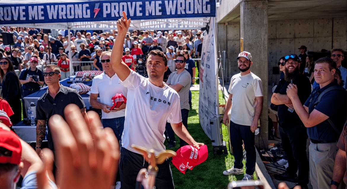 Ông Charlie Kirk trước thời điểm bị ám sát Ảnh: Reuters 