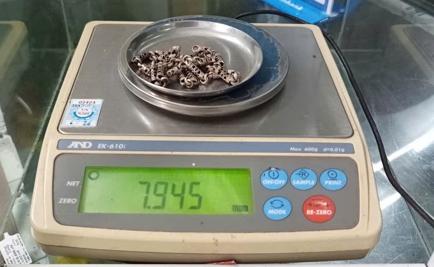 Tang vật thu giữ trong vụ án.