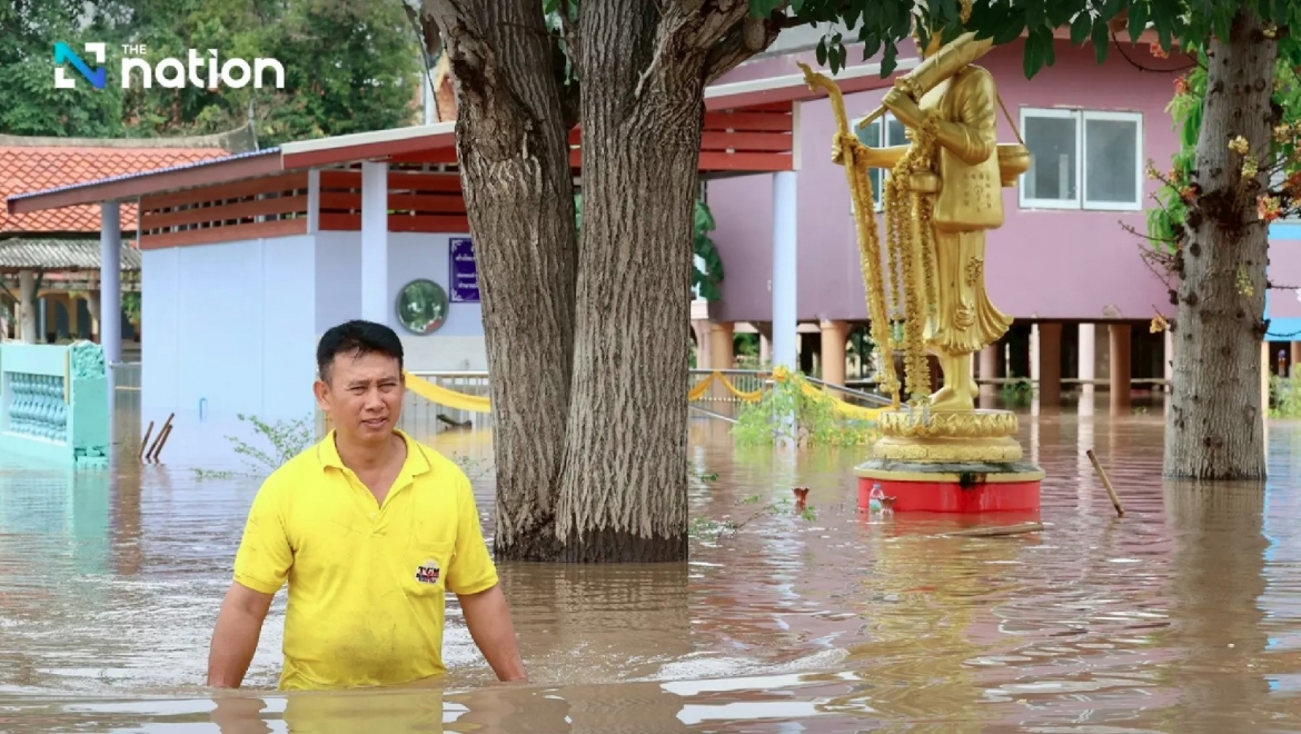 Lũ lụt tại tỉnh Ayutthaya. Nguồn: The Nation