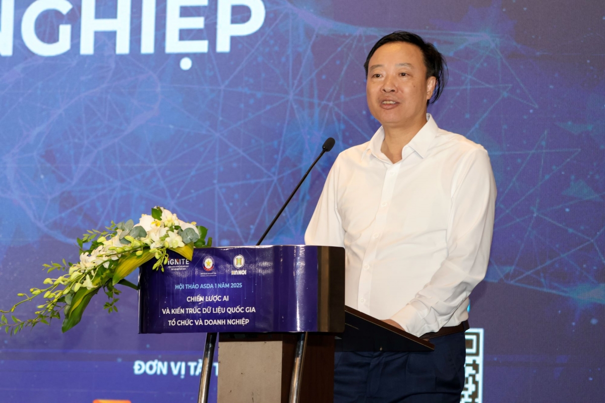 Thiếu tướng Nguyễn Ngọc Cương, Giám đốc Trung tâm Dữ liệu Quốc gia, Phó Chủ tịch Hiệp hội Dữ liệu quốc gia (Ảnh: NDA)