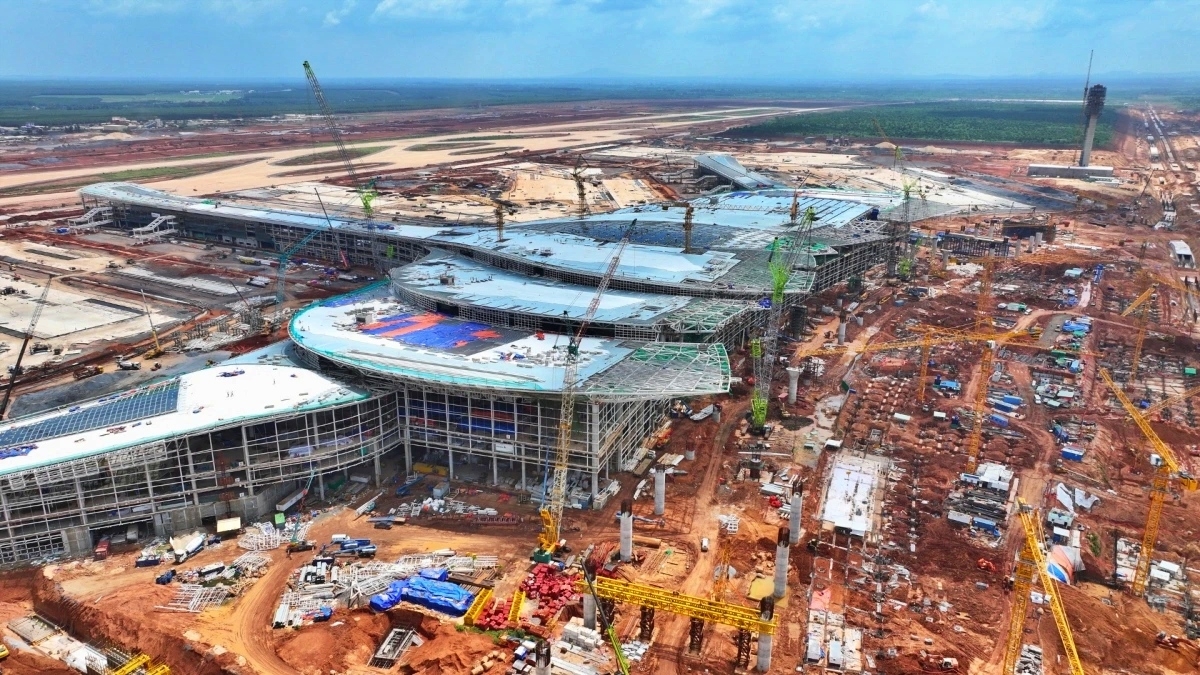 Cảng HKQT Long Thành dự kiến được đưa vào khai thác từ năm 2026.