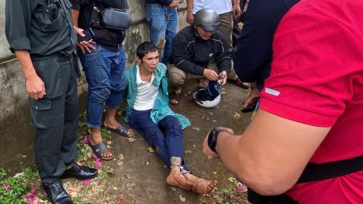 Nguyễn Nam Đại Thuận thời điểm bị bắt giữ