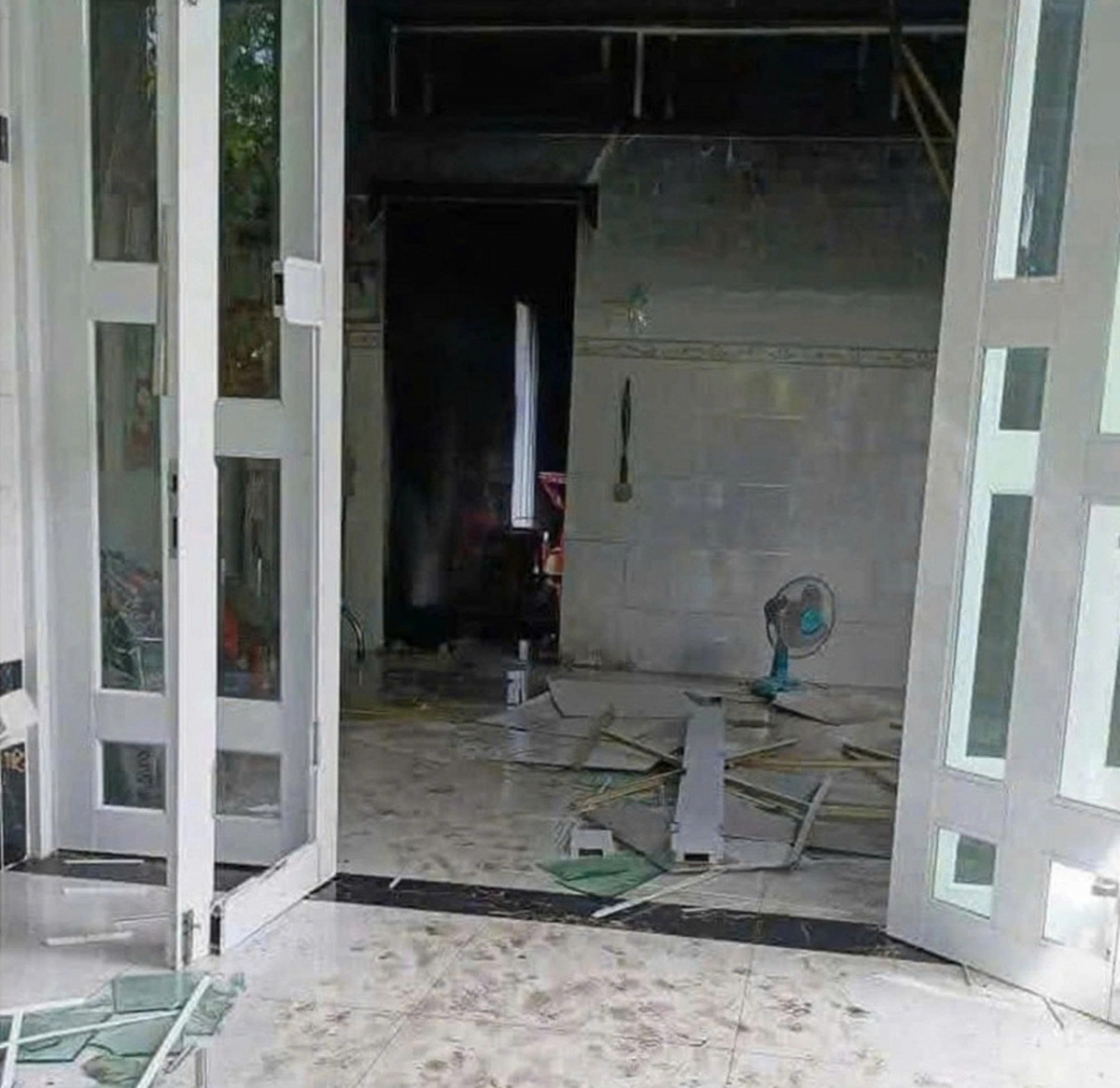 Hiện trường vụ án (Ảnh KT)