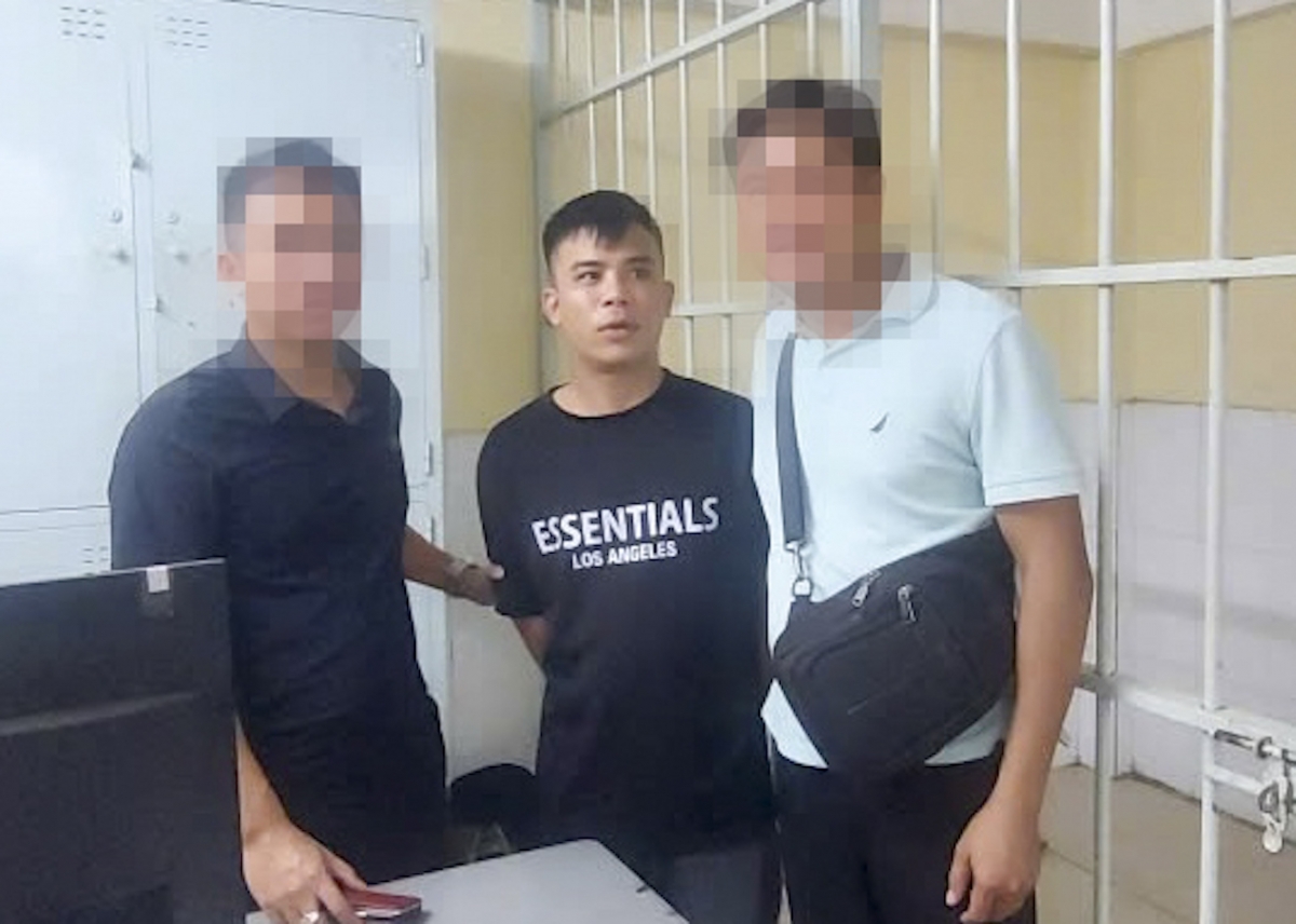 Phạm Gia Ánh bị bắt khi đang trốn nã tại TP.HCM. (Ảnh: Công an Quảng Trị)