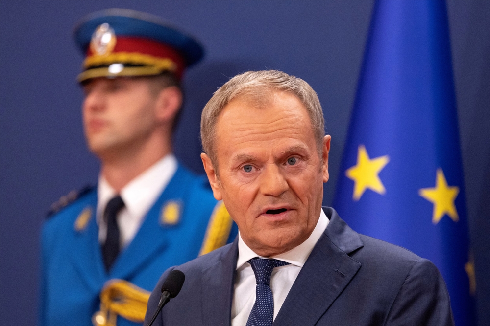 Thủ tướng Ba Lan Donald Tusk. Ảnh: Reuters.