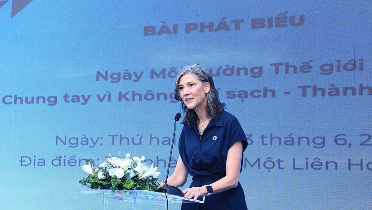 Bà Ramla Khalidi - Trưởng đại diện Chương trình Phát triển Liên Hợp Quốc (UNDP) tại Việt Nam (Ảnh: UNDP)