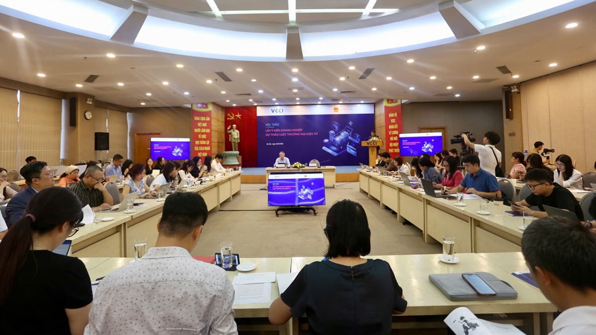 Hội thảo lấy ý kiến doanh nghiệp về Dự thảo Luật TMĐT