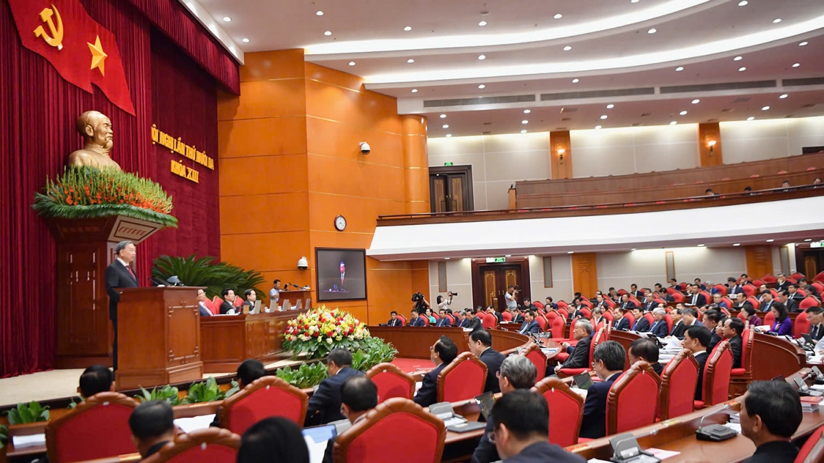 Tổng bí thư Tô Lâm phát biểu khai mạc Hội nghị