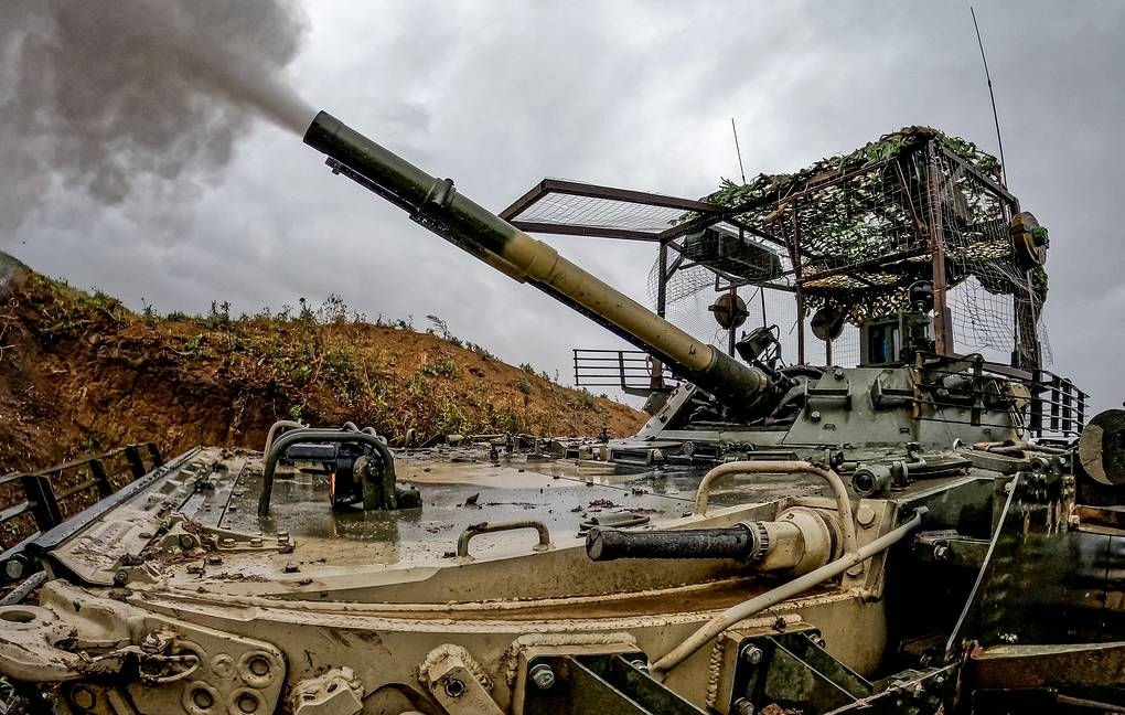 Phương tiện chiến đấu của Nga trên chiến trường. Ảnh: TASS