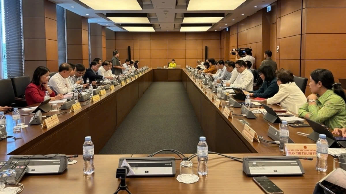 Phiên thảo luận tổ của Đoàn Đại biểu TP.HCM.