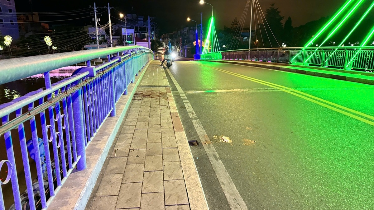 Hiện trường vụ án mạng. Ảnh: D.T