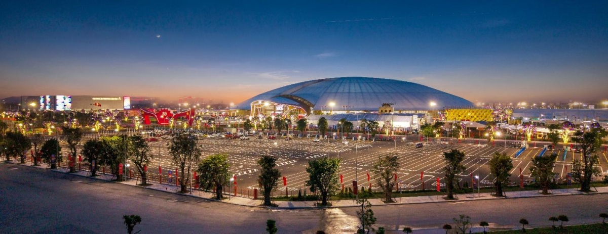 Trung tâm Triển lãm Việt Nam có tổng diện tích hơn 900.000m², được định vị trở thành tổ hợp trung tâm triển lãm lớn nhất Đông Nam Á. Ảnh: BTC