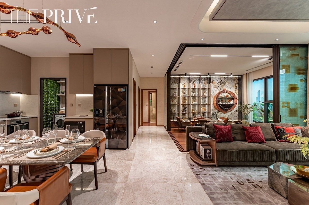 Mọi yếu tố tại The Privé đều được tính toán để tạo nên trải nghiệm sống độc bản
