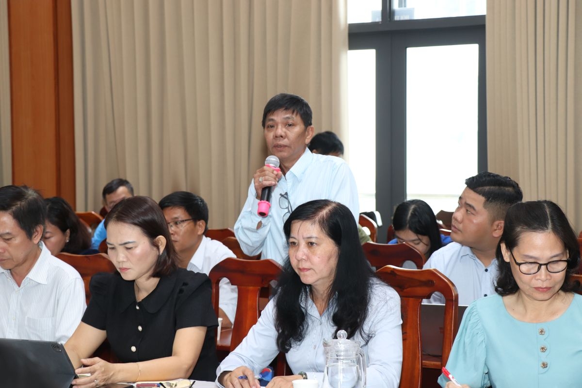 Đại diện các tổ chức, đoàn thể báo cáo kế hoạch triển khai