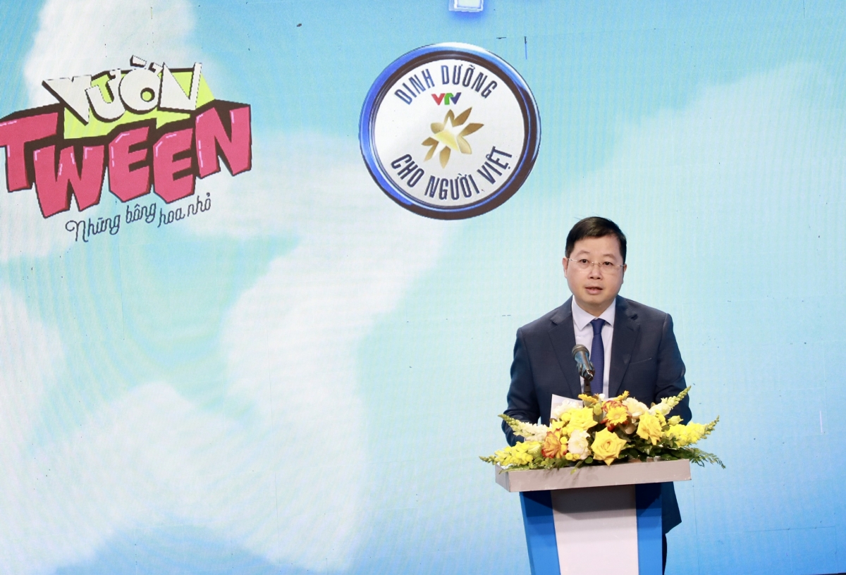 Tổng Giám đốc VTV Nguyễn Thanh Lâm phát biểu tại sự kiện