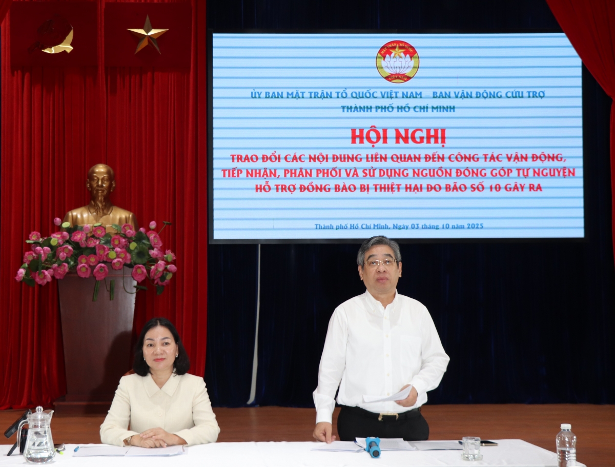 Ông Nguyễn Phước Lộc, Phó Bí thư Thành ủy, Chủ tịch Ủy ban MTTQ TP.HCM