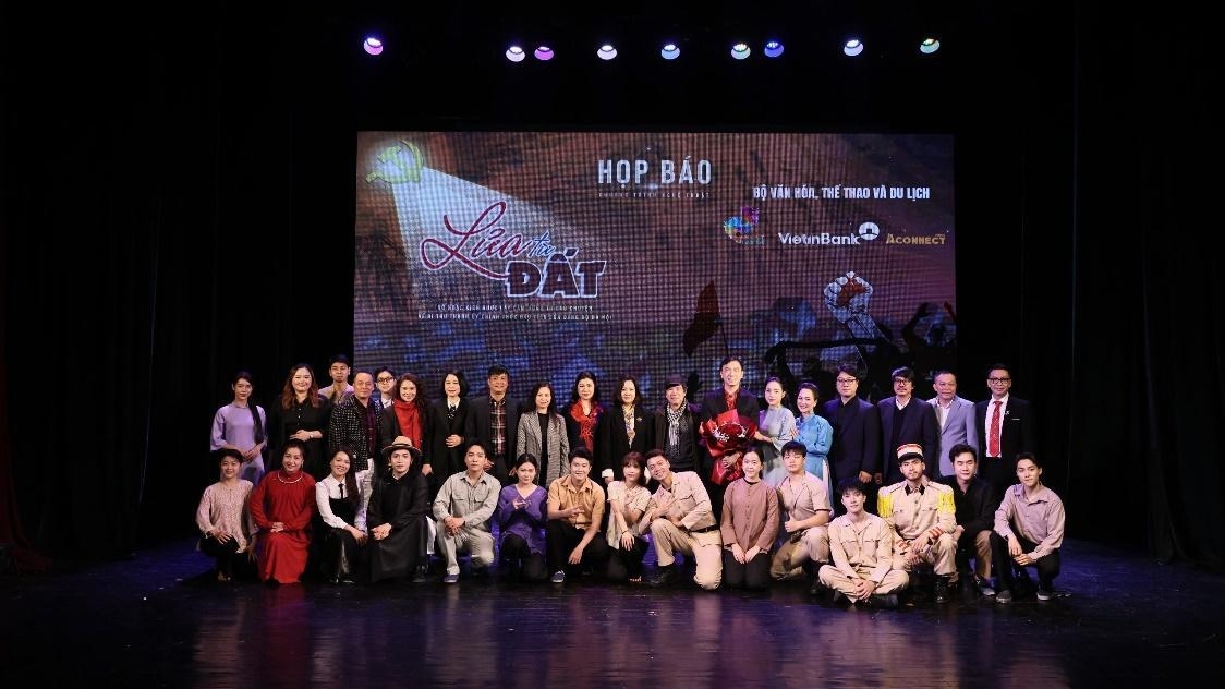 Sự kiện công bố dự án nhạc kịch “Lửa từ Đất”. Ảnh: BTC