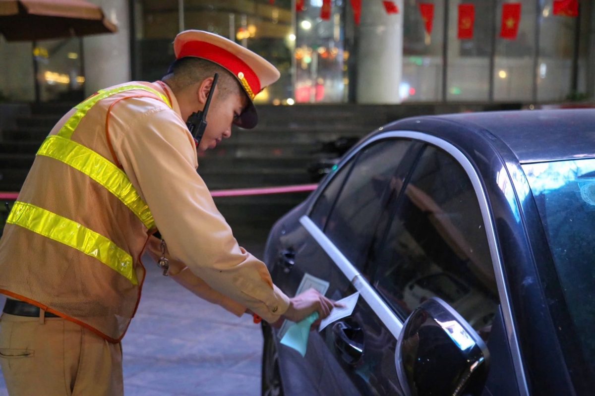 Phương tiện bị tạm giữ (Ảnh: Cục CSGT)