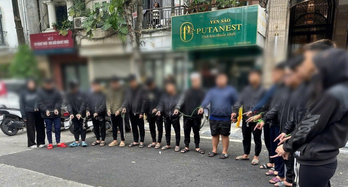 Các đối tượng bị bắt giữ