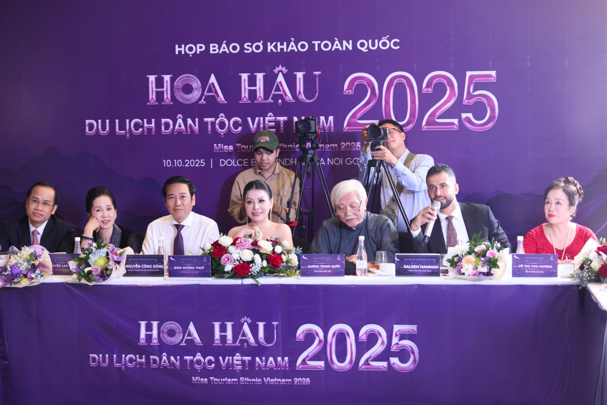 Ban giám khảo cuộc thi Hoa hậu Du lịch Dân tộc Việt Nam 2025