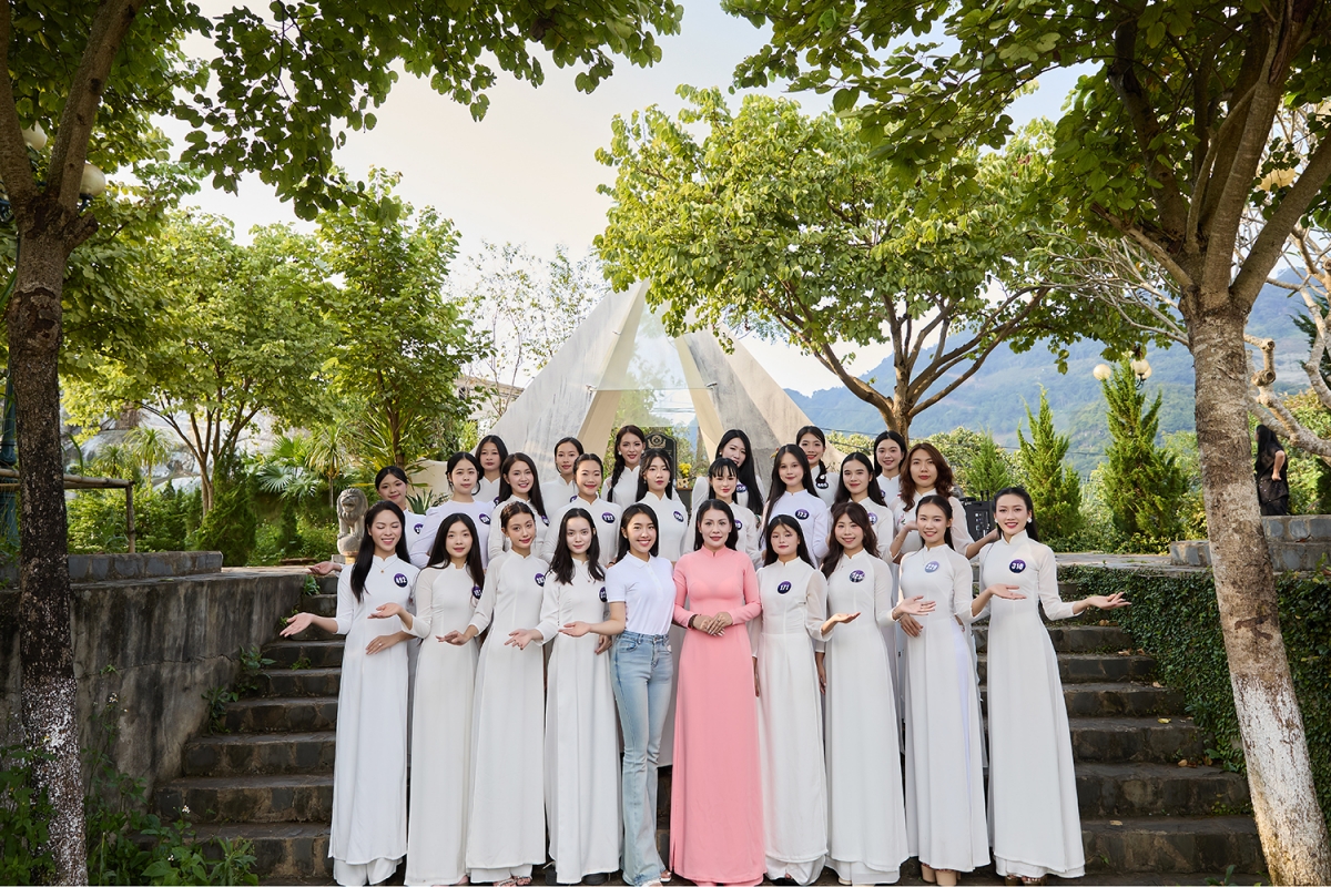 Top 30 thí sinh xuất sắc nhất của cuộc thi Hoa hậu Du lịch Dân tộc Việt Nam 2025 đã chính thức hội tụ tại Mộc Châu