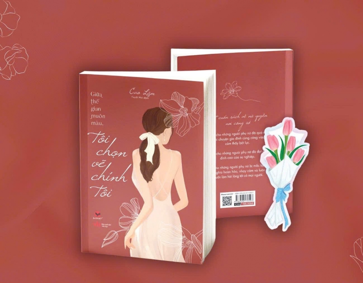 “Giữa thế gian muôn màu tôi chọn vẽ chính tôi” của tác giả Cao Lâm, NXB Văn học 2025, dịch giả Tuyết Mai. 