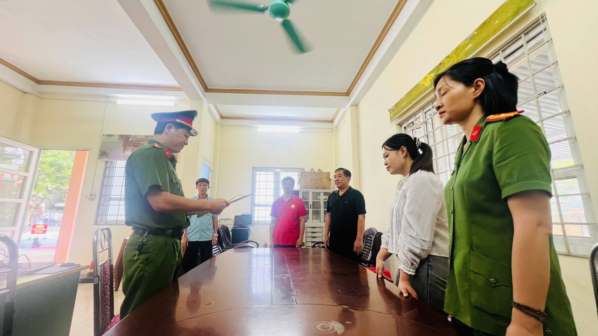 Cơ quan Cảnh sát điều tra ra quyết định khởi tố vụ án, khởi tố bị can và cấm đi khỏi nơi cư trú đối với Phạm Thị Thủy