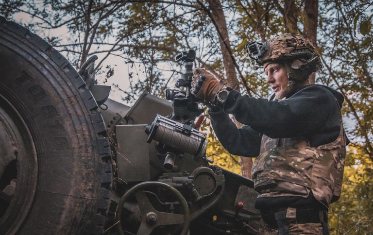 Binh sỹ Ukraine trên chiến trường. Ảnh: RBC-Ukraine