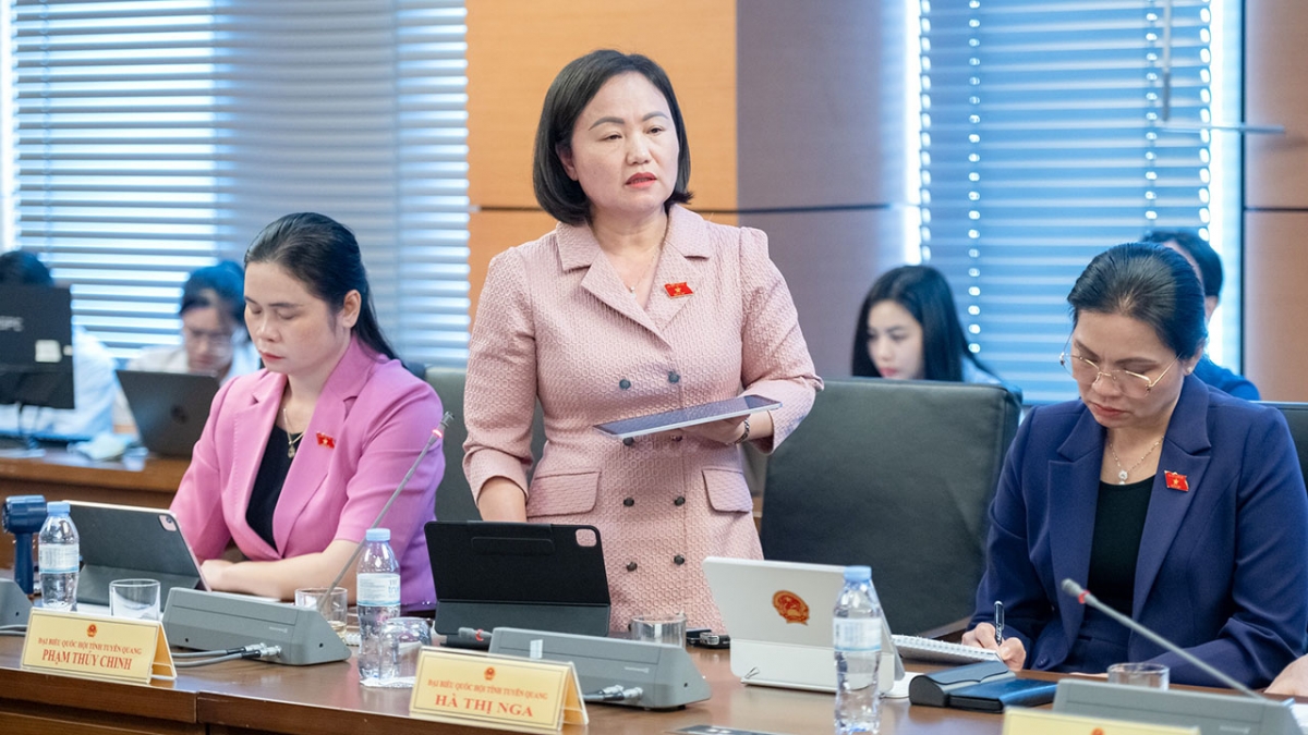 Đại biểu Phạm Thúy Chinh, Phó Chủ nhiệm Uỷ ban Kinh tế, Tài chính Quốc hội, ĐBQH thuộc đoàn Tuyên Quang