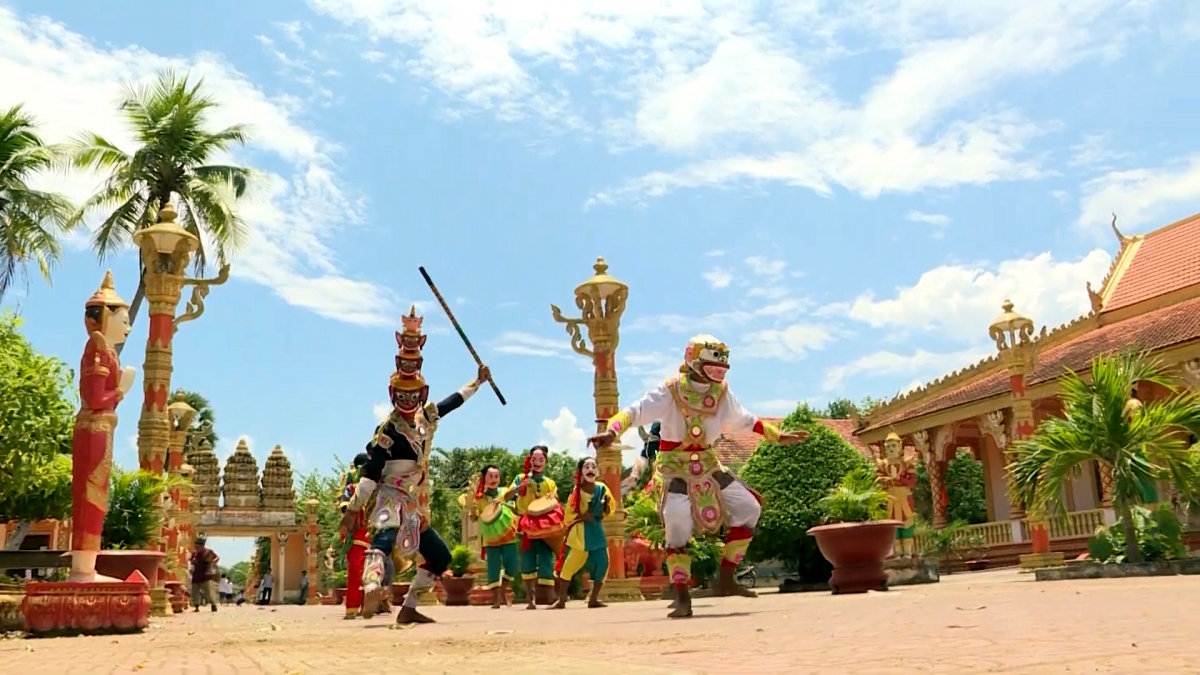 Chùa Khmer mùa lễ hội