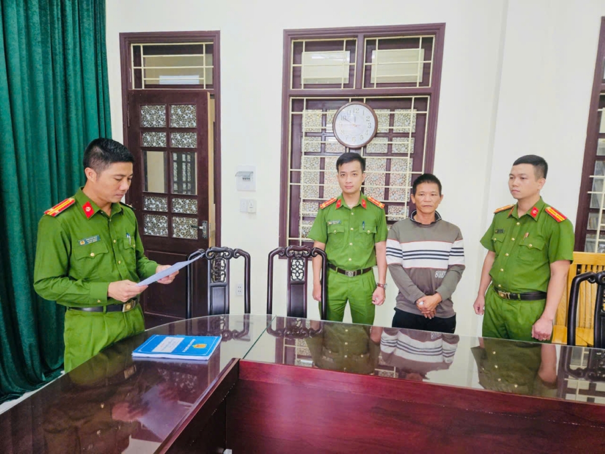 Cơ quan Cảnh sát điều tra, Công an tỉnh Quảng Trị thi hành quyết định khởi tố vụ án, khởi tố bị can đối với ông Nguyễn Văn Hành