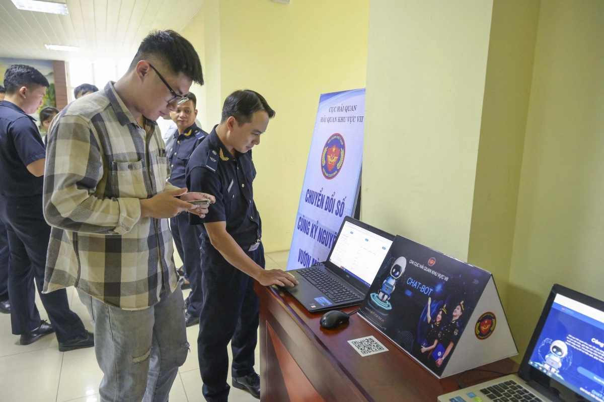 Công cụ Chatbot AI được nhóm cán bộ của Chi cục Hải quan khu vực VII nghiên cứu, phát triển