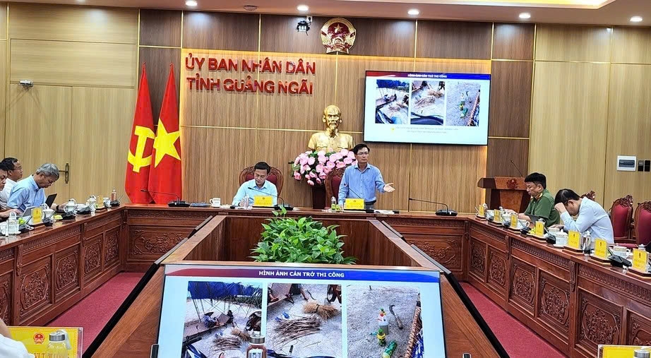 Lãnh đạo Bộ Xây dựng và  UBND tỉnh Quảng Ngãi có buổi làm việc, chỉ đạo tháo gỡ vướng mắc, tồn tại mặt bằng dự án.