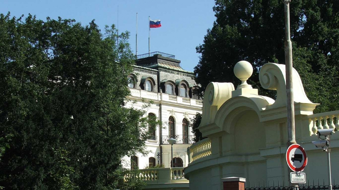 Đại sứ quán Nga tại Praha, CH Séc. (Ảnh: Themoscowtimes.com).