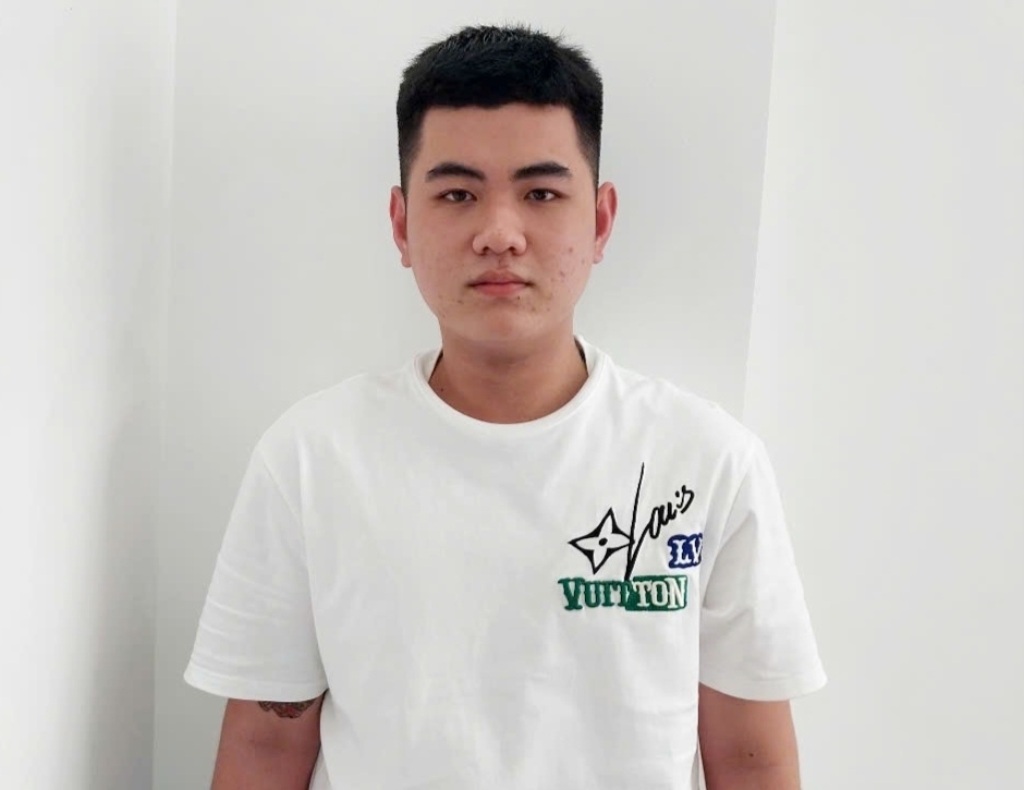 Lê Đan Huy bị khởi tố về tội giết người. (Ảnh: Công an cung cấp)