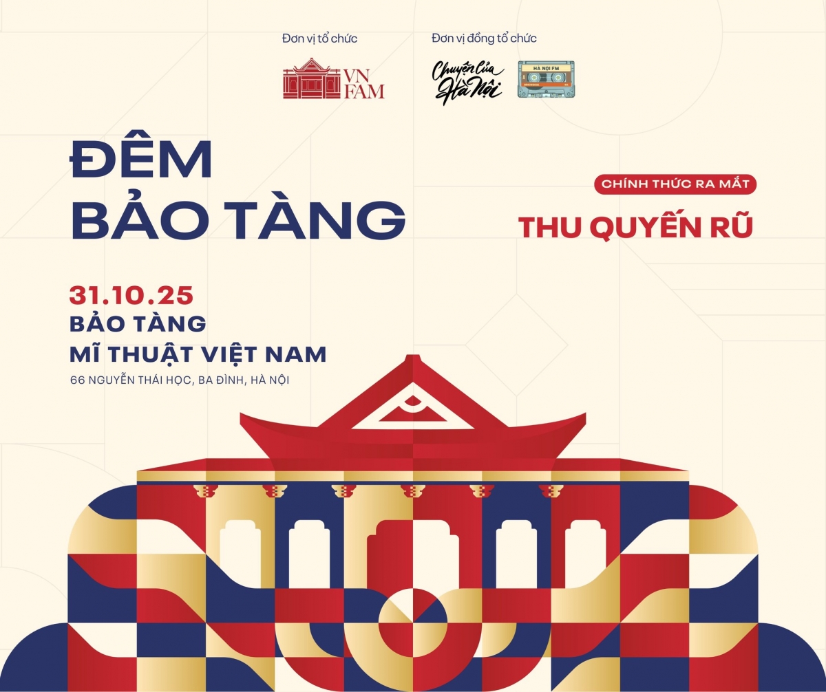 "Đêm Bảo tàng" hứa hẹn là sự kiện trải nghiệm hấp dẫn cho người dân, du khách thăm quan khi lần đầu tiên Bảo tàng Mỹ thuật Việt Nam mở cửa buổi tối.