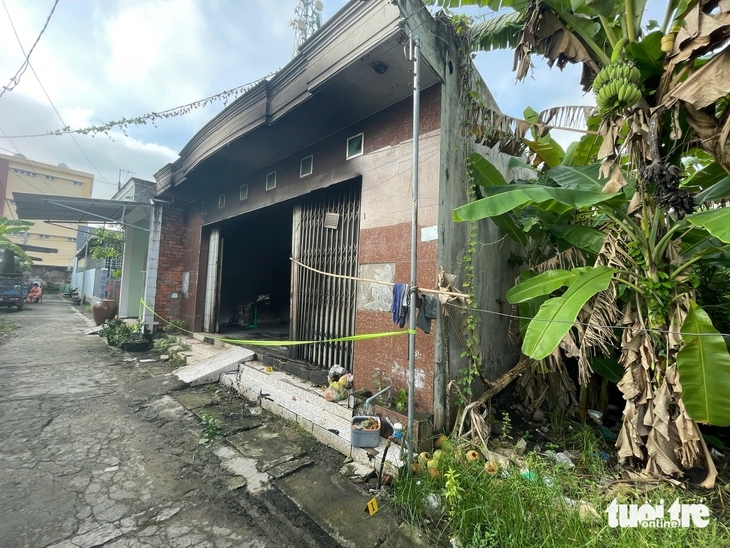 Căn nhà nơi xảy ra vụ việc - Ảnh: H.T