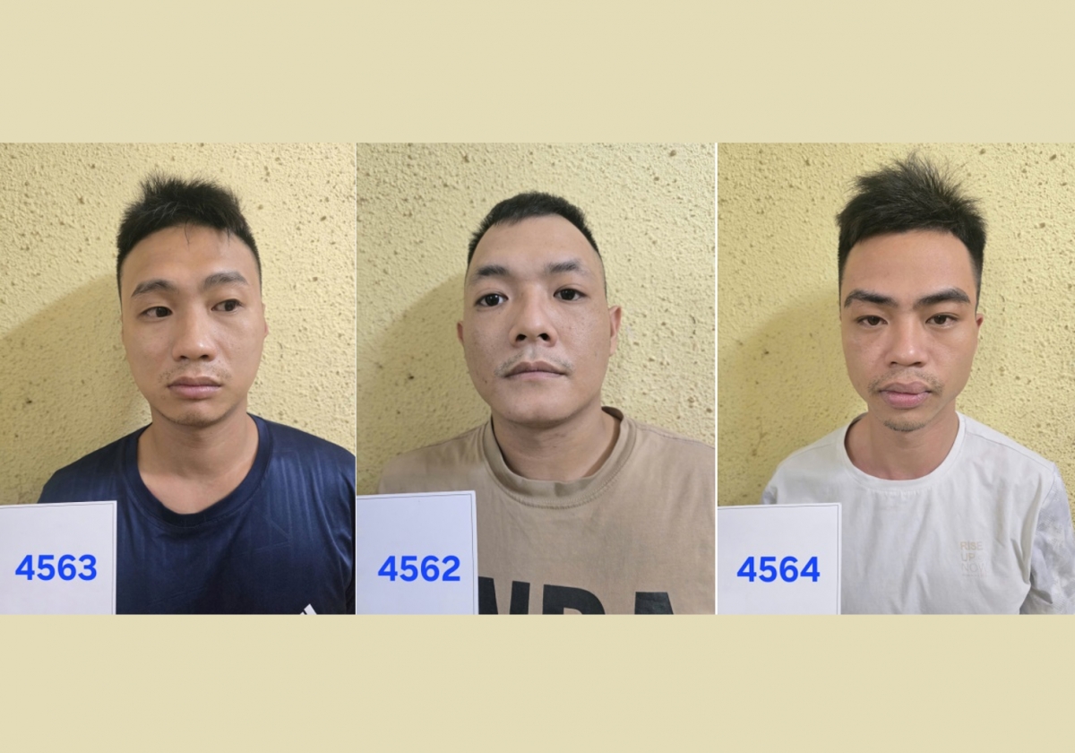 Các đối tượng bị tạm giữ hình sự