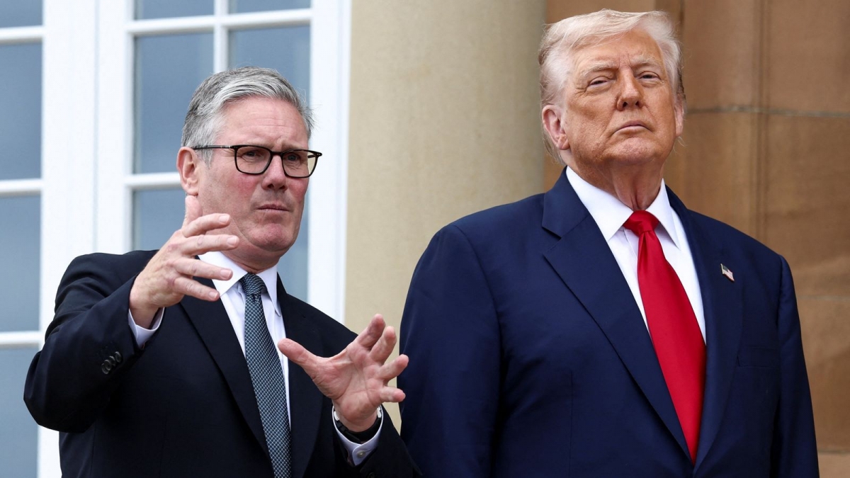 Thủ tướng Anh Keir Starmer và Tổng thống Mỹ Donald Trump. Ảnh: Reuters