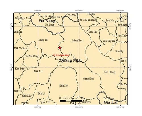 Bản đồ chấn tâm động đất