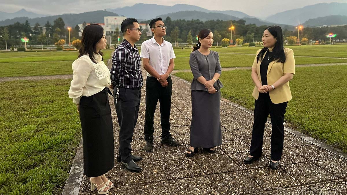 Đoàn công tác của UBND tỉnh Lào Cai khảo sát các địa điểm tổ chức Festival. (Ảnh: Báo Lào Cai)