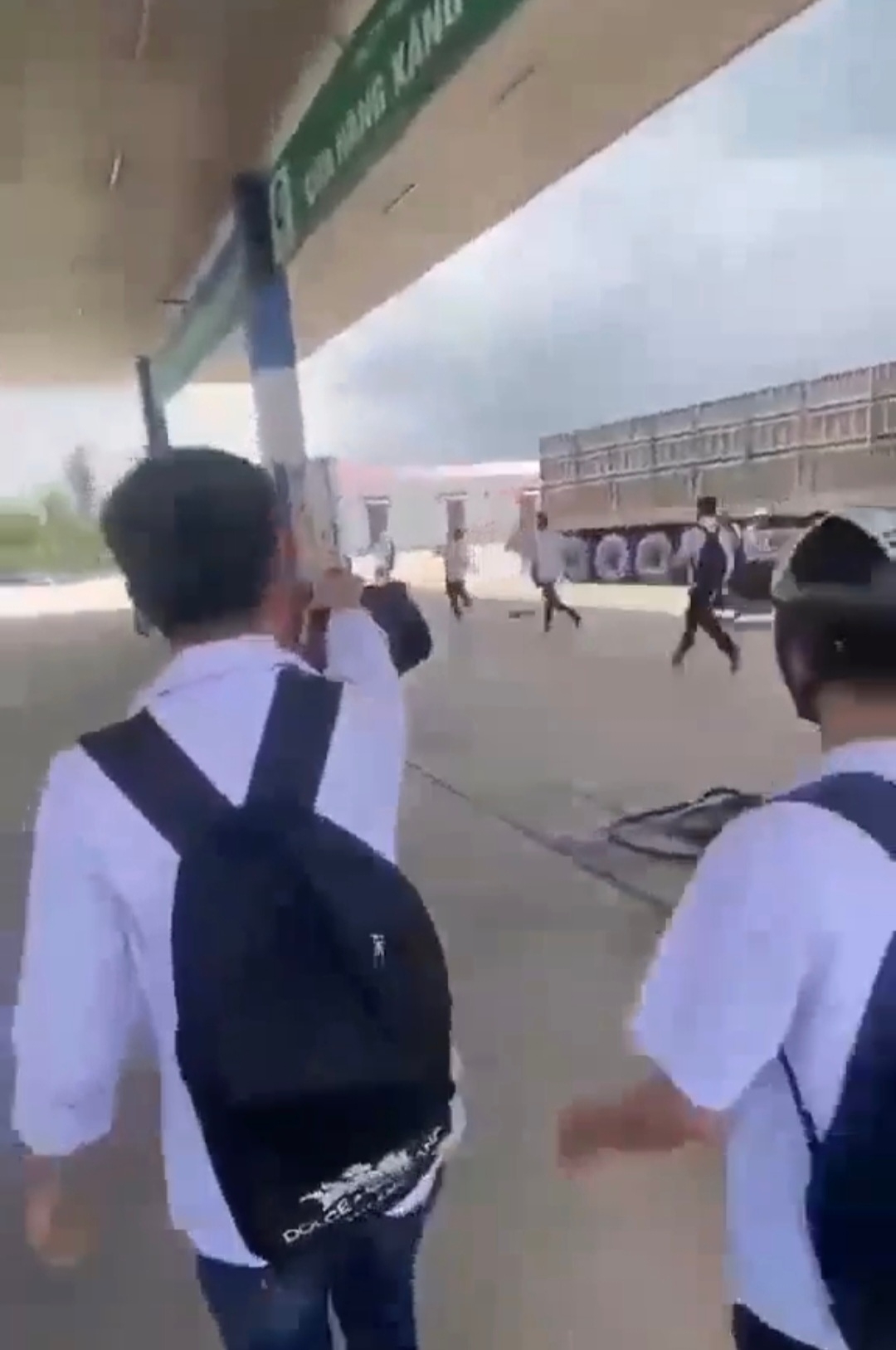 Hiện trường vụ việc.