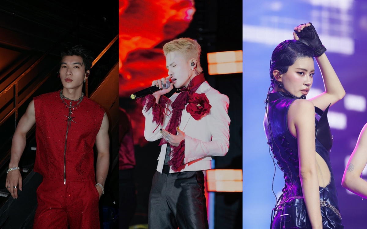 Từ trái qua: HIEUTHUHAI, Jack, Pháo