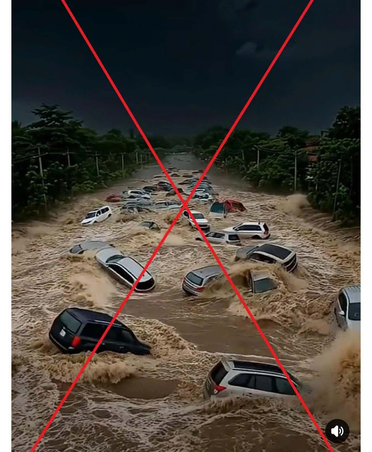 Hình ảnh bão lũ do AI tạo dựng gây lo lắng cho người dân