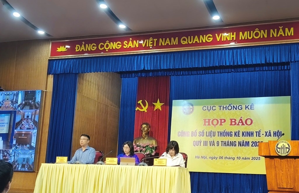Họp báo công bố số liệu thống kê kinh tế - xã hội quý III và 9 tháng năm 2025