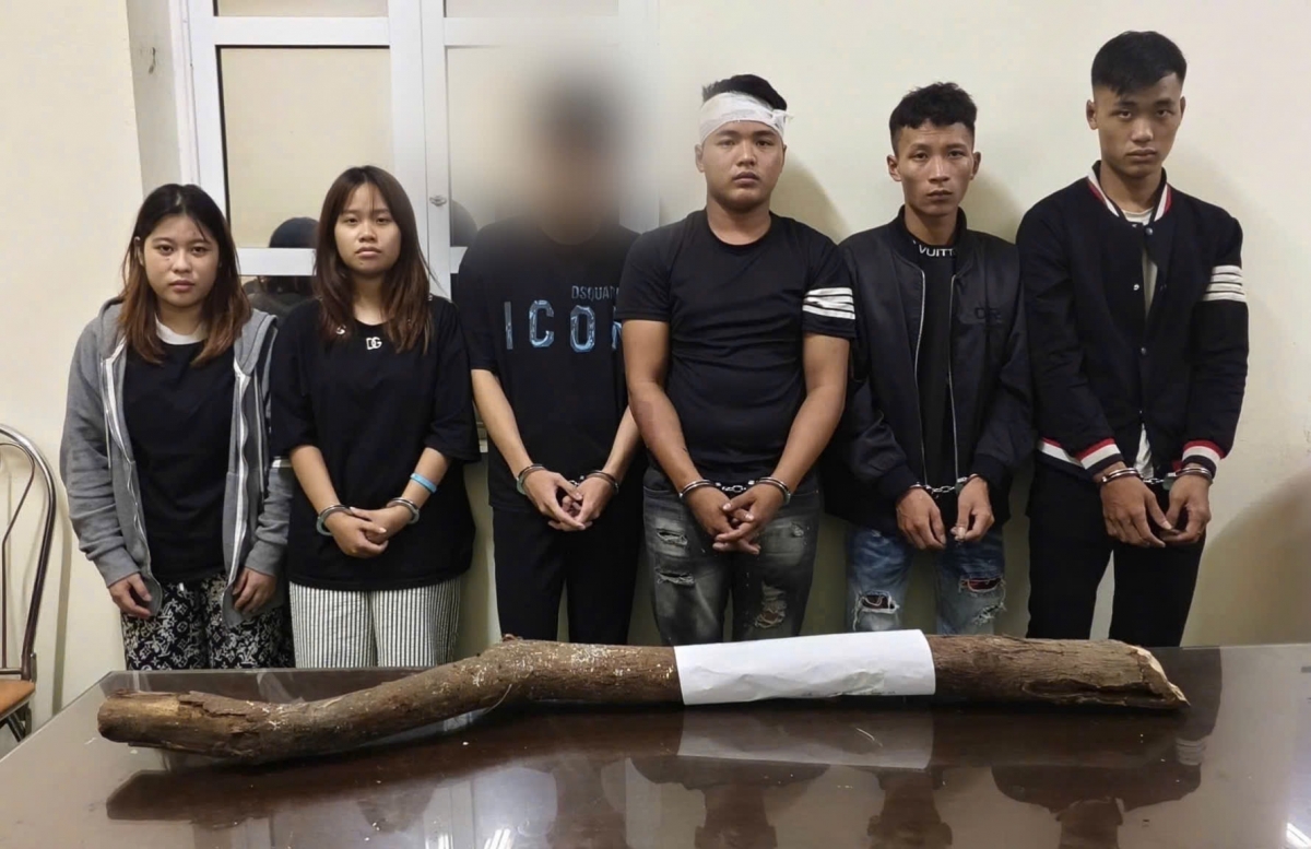 Nhóm đối tượng bị bắt giữ