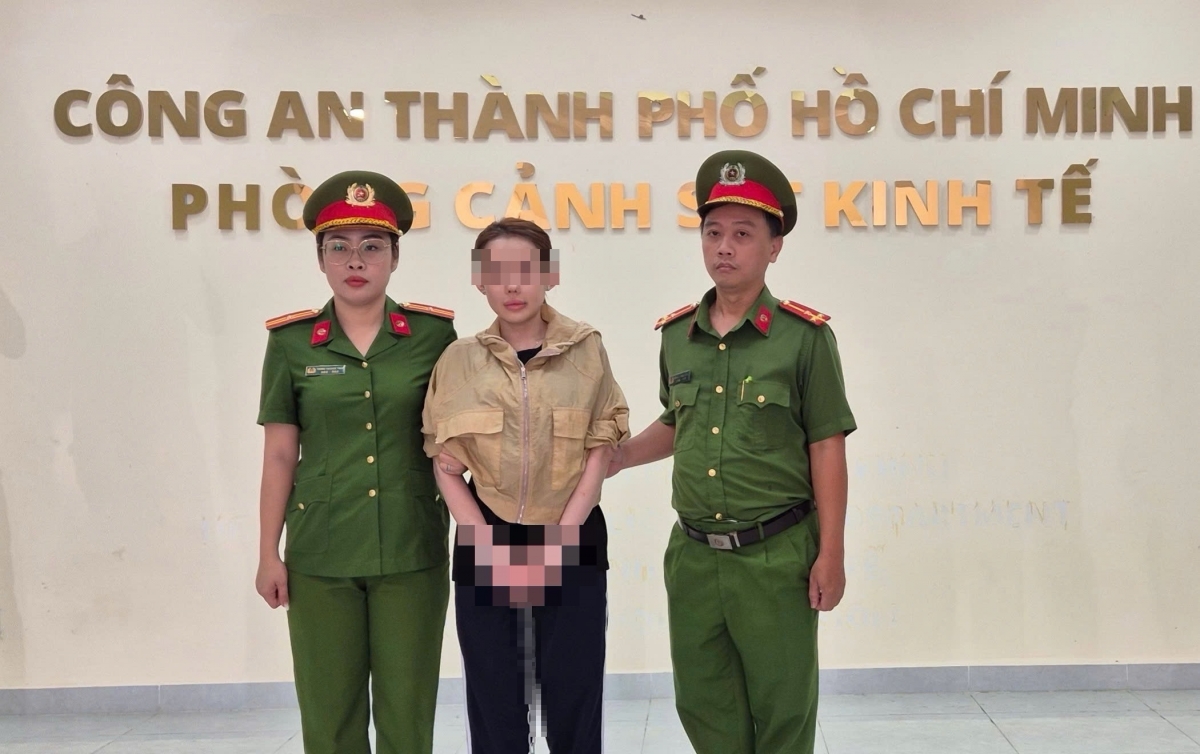 Bị can Võ Thị Ngọc Ngân (tức Ngân 98) (Ảnh: CACC)