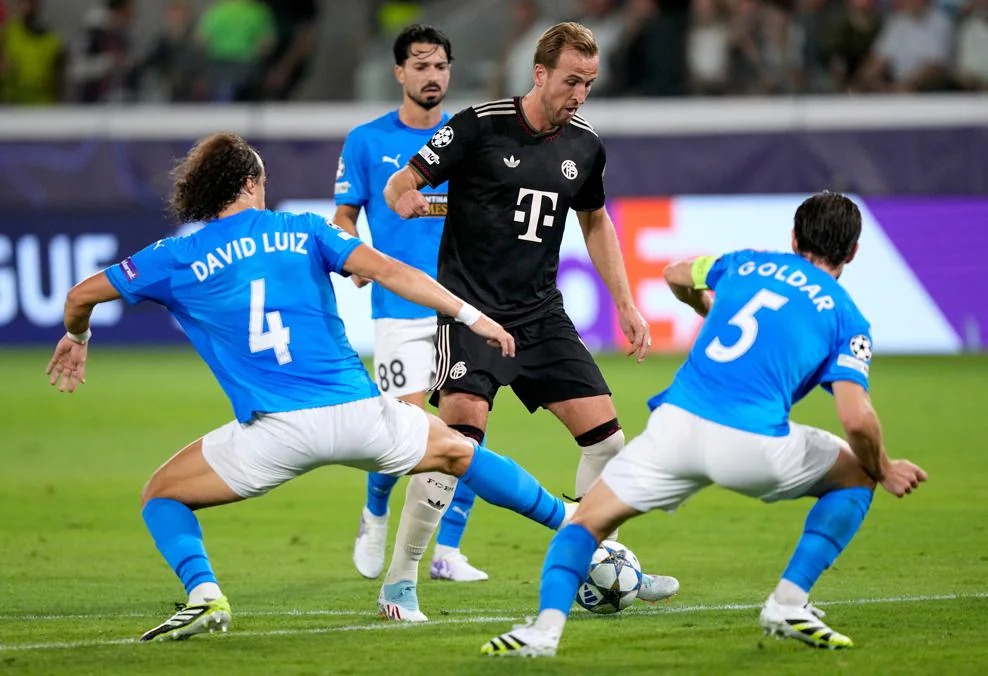 Harry Kane ghi cú đúp giúp Bayern thắng Pafos 5-1. (Ảnh: UEFA).