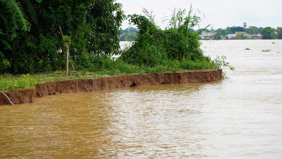 Khu vực này có nguy cơ sạt lở tiếp diễn cần có giải pháp ứng phó